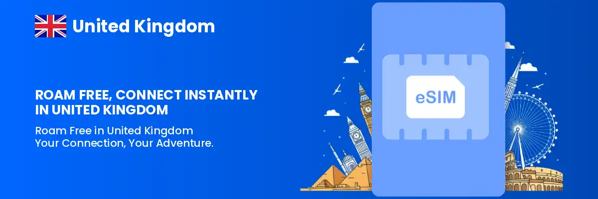 Buy United Kingdom eSIM for Tourists