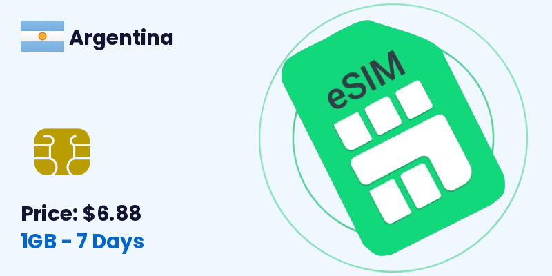 Argentina Esim 1 Gb 7 Days