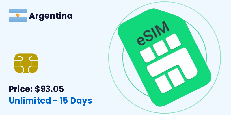 Argentina Esim Unlimited 15 Days