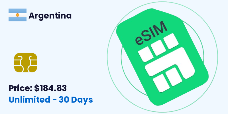 Argentina Esim Unlimited 30 Days