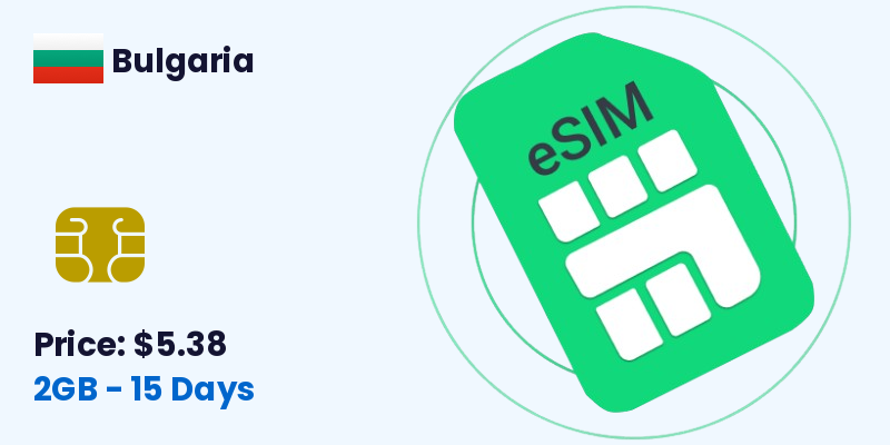 Bulgaria Esim 2 Gb 15 Days