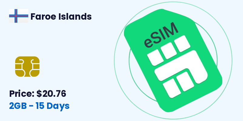Faroe Islands Esim 2 Gb 15 Days