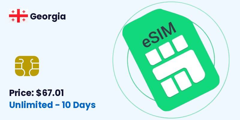 Georgia Esim Unlimited 10 Days