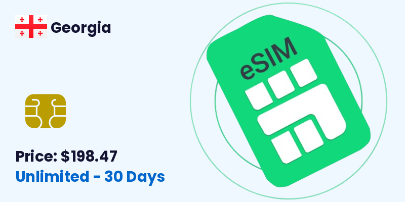 Georgia Esim Unlimited 30 Days