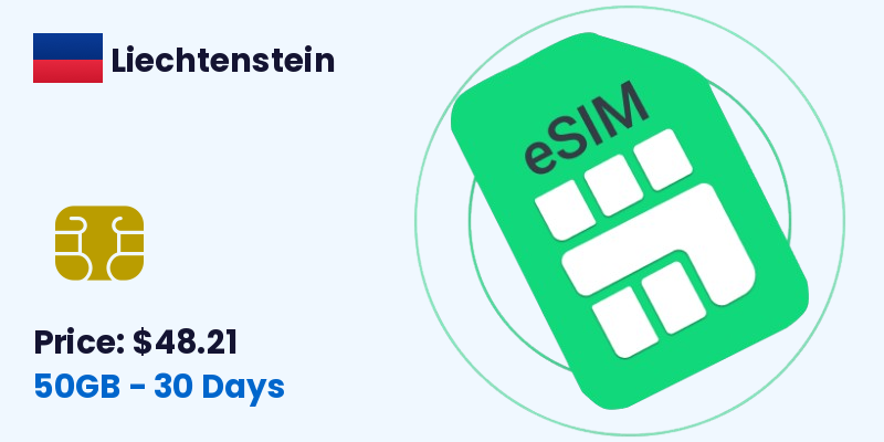 Liechtenstein Esim 50 Gb 30 Days
