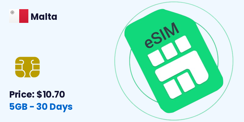 Malta Esim 5 Gb 30 Days