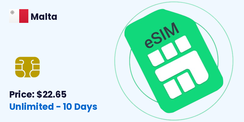 Malta Esim Unlimited 10 Days