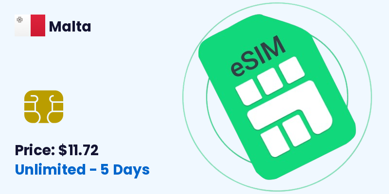 Malta Esim Unlimited 5 Days