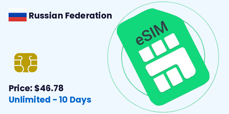 Russian Federation Esim Unlimited 10 Days