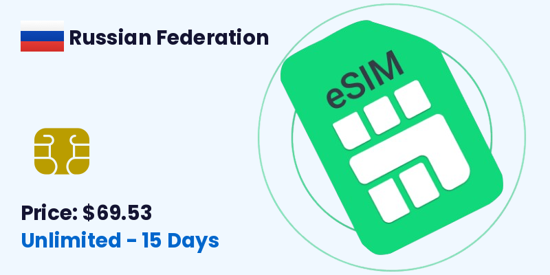 Russian Federation Esim Unlimited 15 Days