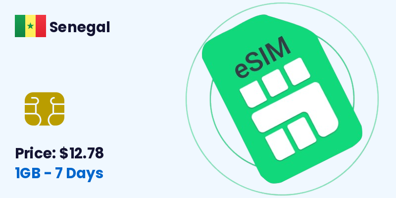 Senegal Esim 1 Gb 7 Days