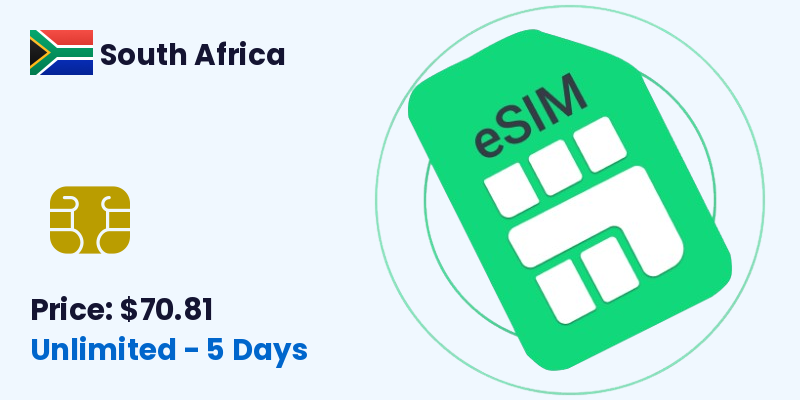 South Africa Esim Unlimited 5 Days