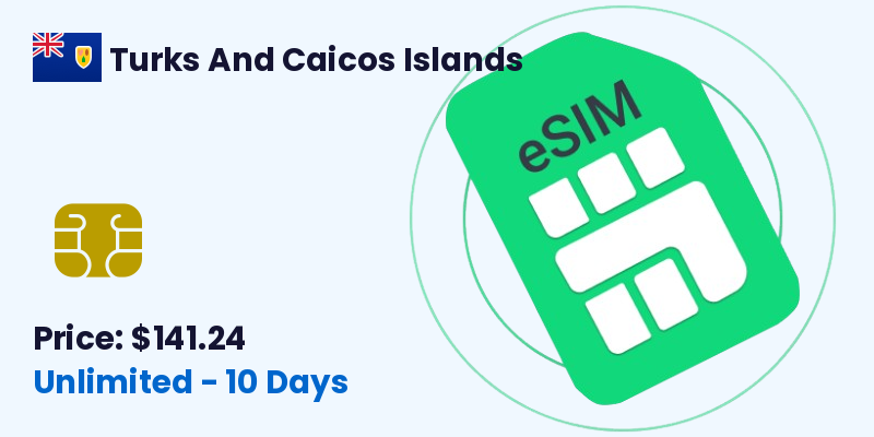 Turks And Caicos Islands Esim Unlimited 10 Days